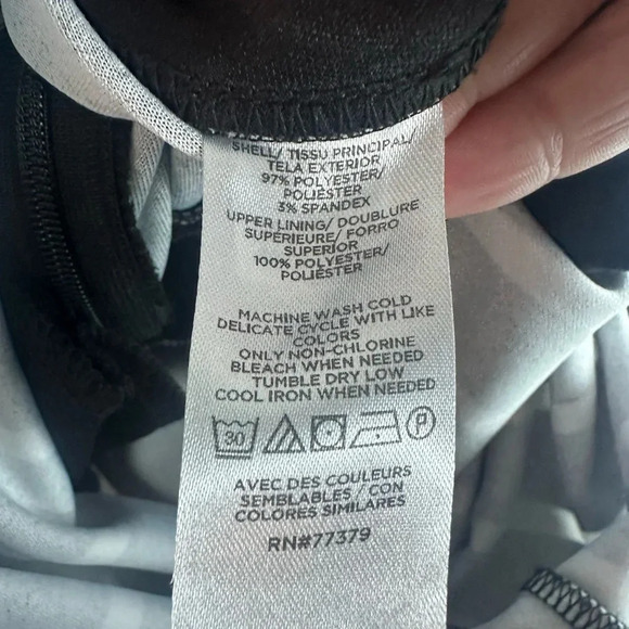 Ann Taylor Black & White Jumpsuit striped evening business casual plus size - Picture 6 of 13